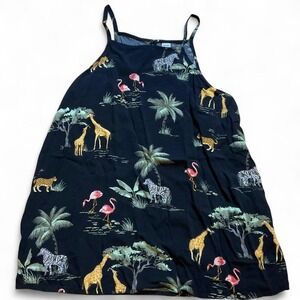 Old navy giraffe and zebra safari zoo tank blouse‎